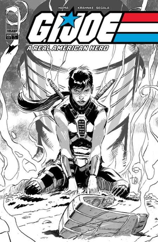 G.I. Joe A Real American Hero #328 Cover B Lee Weeks Black & White Variant (NM)