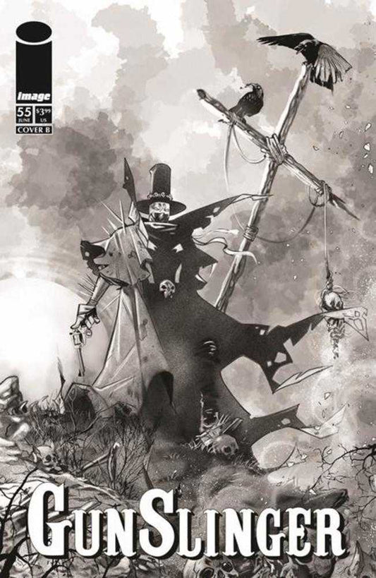 Gunslinger Spawn #55 Cover B Ig Guara Black & White Variant (NM)