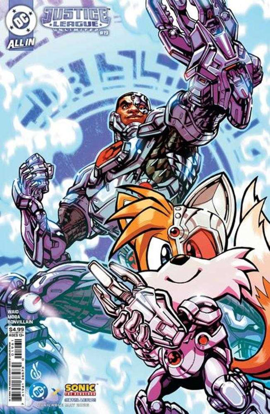 Justice League Unlimited #19 Cover F Carlos Danda DC X Sonic Card Stock Variant (NM)