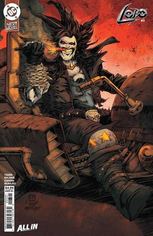Lobo #3 Cover D Denys Cowan Card Stock Variant (NM)