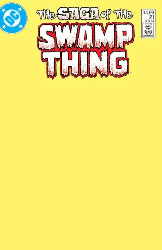 Saga Of The Swamp Thing #21 Facsimile Edition Cover B Blank Card Stock Variant (NM)