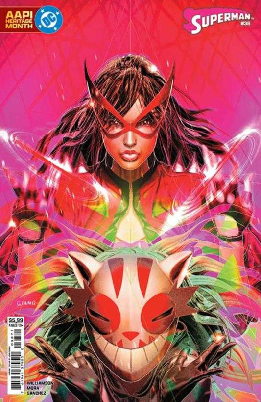 Superman #38 Cover G John Giang Aapi Heritage Month Card Stock Variant (The Reign Of The Superboys) (NM)