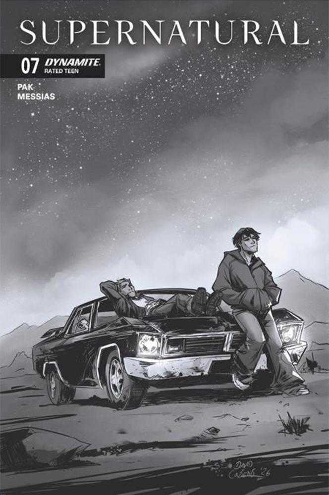 Supernatural #7 Cover G 1:10 David Cousens Line Art Variant (NM)