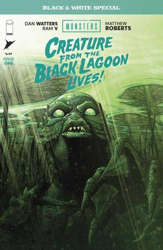 Universal Monsters Creature From The Black Lagoon Lives Black & White Special #1 (Of 2) Cover A Matthew Roberts (NM)