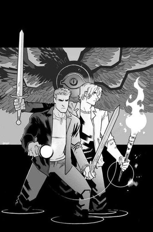 Supernatural #6 Cover L Inc 1:5 E John Amor Line Art Full Art Variant (NM)