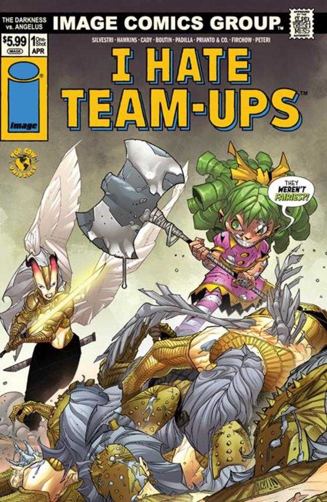 Darkness vs Angelus (One Shot) Cover F Pat Boutin I Hate Fairyland Team Up Variant (NM)