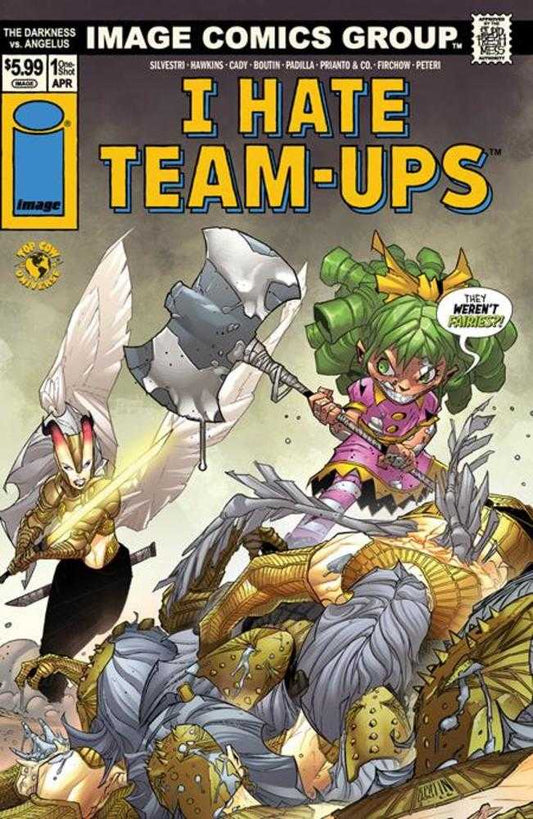 Darkness vs Angelus (One Shot) Cover F Pat Boutin I Hate Fairyland Team Up Variant (NM)