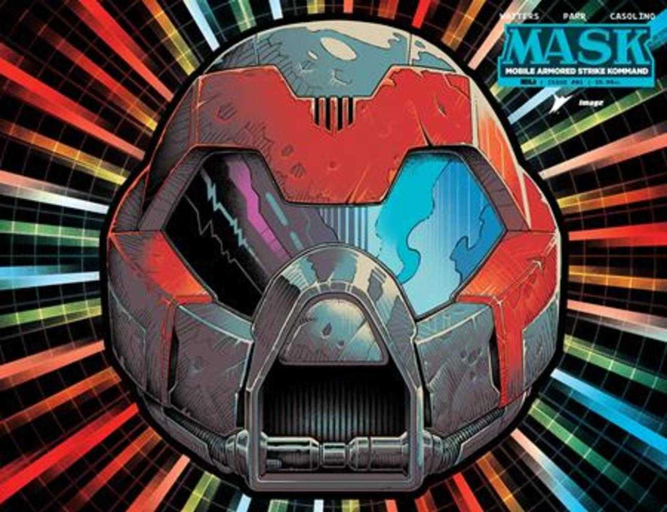 Mask #1 Cover P Pye Parr & Luke Preece & Andres Juarez Die Cut Foil Mask Variant (NM)