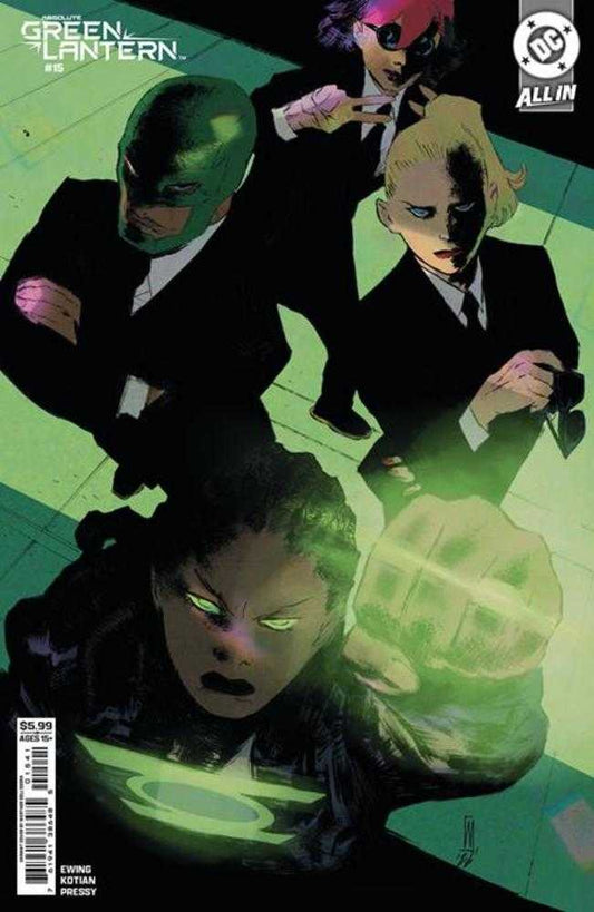 Absolute Green Lantern #15 Cover D Werther Dell Edera Card Stock Variant (NM)