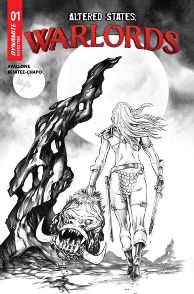 Altered States Warlords #1 Cover J 1:10 Mike Rooth Line Art Variant (NM)