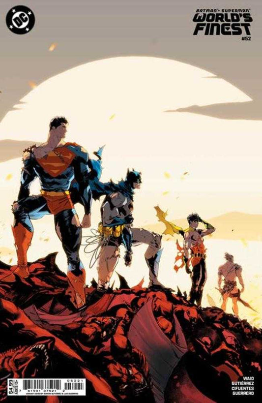 Batman Superman Worlds Finest #52 Cover B Adrian Gutierrez Card Stock Variant (NM)