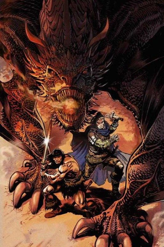 Conan And Dragonero #2 (Of 7) Cover D Fernando Dagnino Full Art Variant (Mature) (NM)