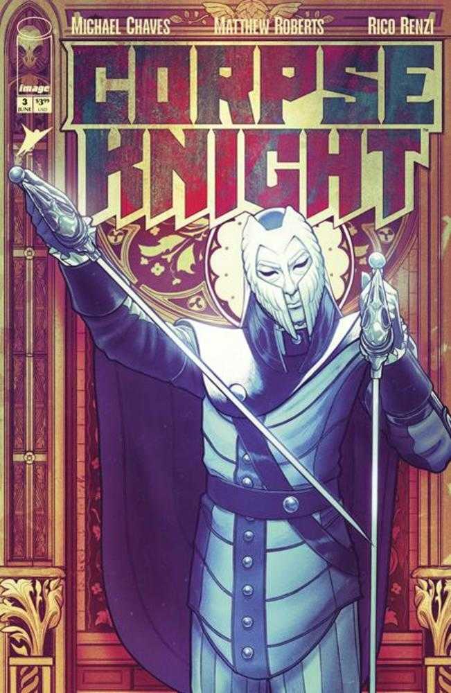 Corpse Knight #3 (Of 6) Cover D 1:25 Nimit Malavia Stained Glass Variant (NM)