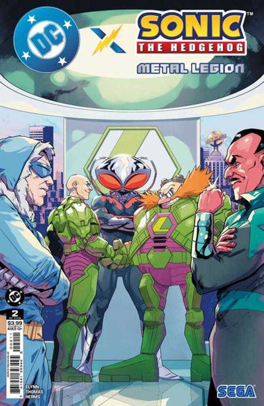DC X Sonic The Hedgehog The Metal Legion #2 (Of 5) Cover A Pablo M Collar (NM)