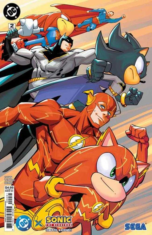 DC X Sonic The Hedgehog The Metal Legion #2 (Of 5) Cover C Daniele Di Nicuolo Card Stock Variant (NM)