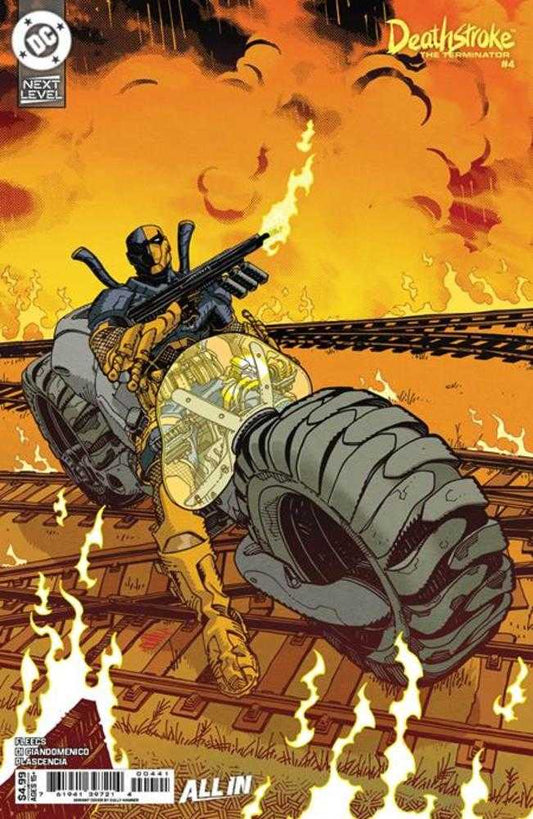 Deathstroke The Terminator #4 Cover D Cully Hamner Card Stock Variant (NM)