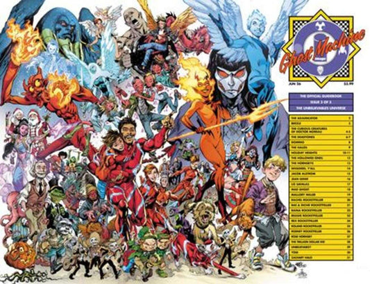 Ghost Machine The Official Guidebook #3 (Of 5) Cover C Ivan Reis & Danny Miki Wraparound Variant (NM)