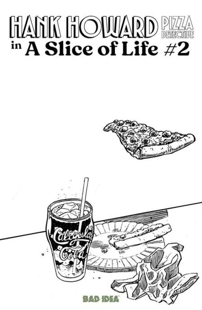 Hank Howard Pizza Detective A Slice Of Life #2 (Of 2) Cover C David Lapham Pizza Sketch Variant (NM)