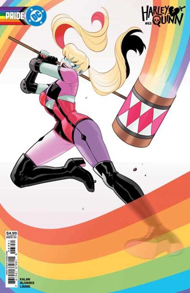 Harley Quinn #63 Cover E Stephen Byrne DC Pride Card Stock Variant (NM)