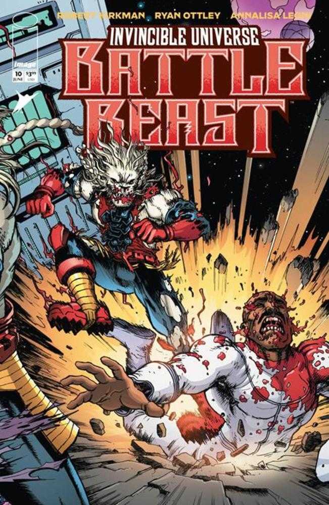 Invincible Universe Battle Beast #10 Cover C 1:10 Chris Burnham & Brian Reber Connecting Variant