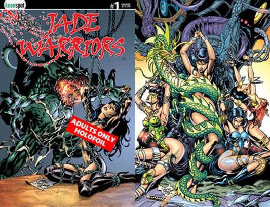 Jade Warriors #1 Cover D Mike Deodato Adults Only Holofoil Flip Variant (Mature) (NM)