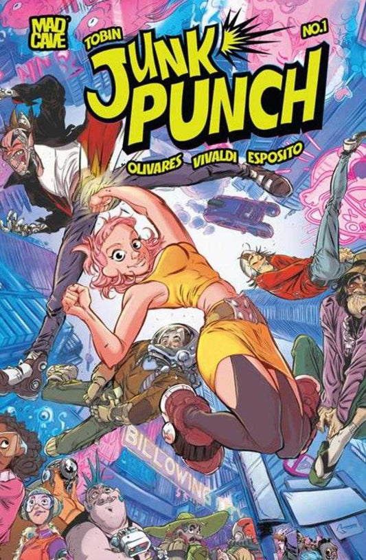 Junk Punch #1 (Of 5) Cover E Carlos Javier Olivares Foil Variant (Mature) (NM)