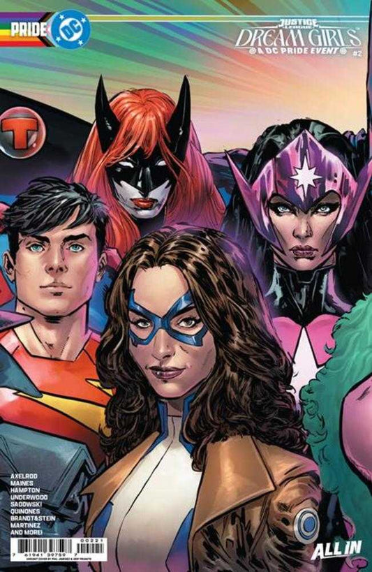 Justice League Dream Girls A DC Pride Event #2 (Of 4) Cover B Phil Jimenez Connecting Card Stock Variant (NM)