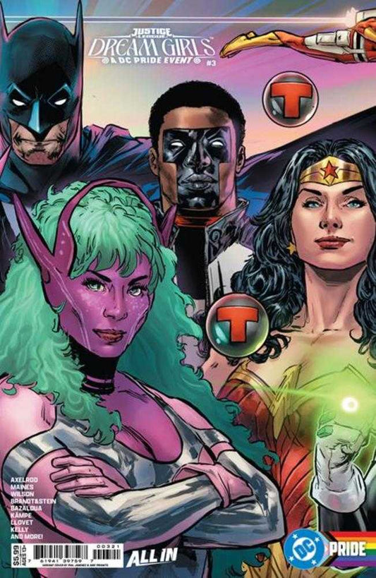 Justice League Dream Girls A DC Pride Event #3 (Of 4) Cover B Phil Jimenez Connecting Card Stock Variant (NM)
