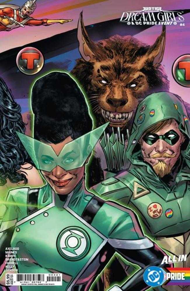 Justice League Dream Girls A DC Pride Event #4 (Of 4) Cover B Phil Jimenez Connecting Card Stock Variant (NM)