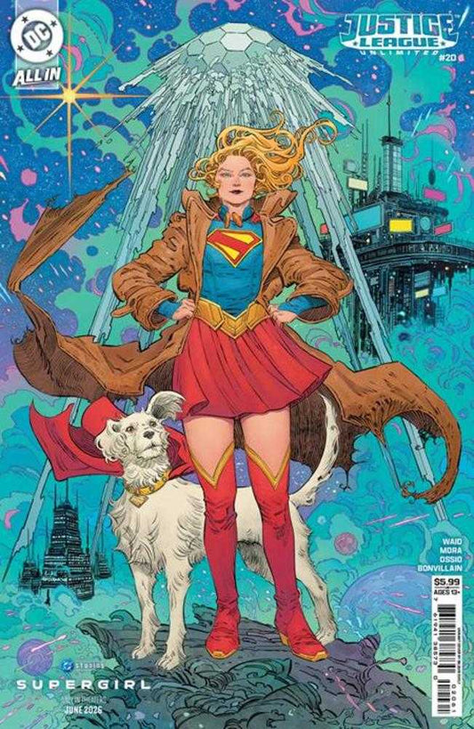 Justice League Unlimited #20 Cover F Bilquis Evely Supergirl Movie Card Stock Variant (NM)