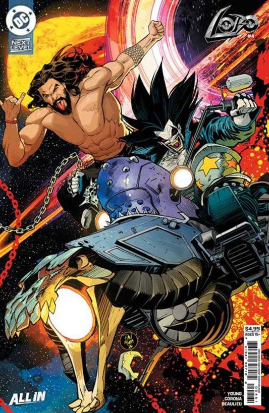 Lobo #4 Cover F Dan Mora Jason Momoa Cameo Card Stock Variant (NM)