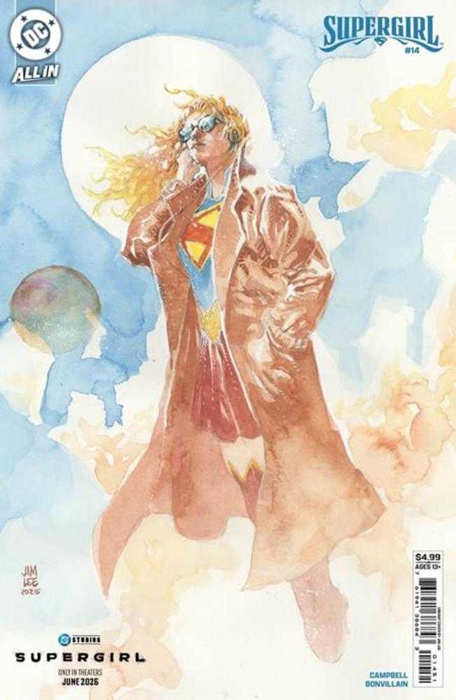 Supergirl #14 Cover E Jim Lee Supergirl Movie Card Stock Variant (The Reign Of The Superboys) (NM)