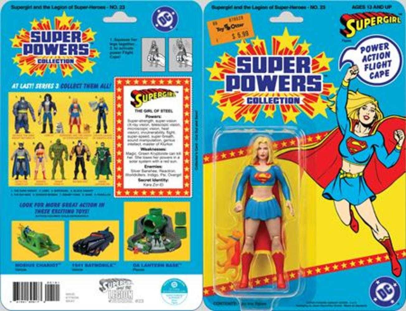 Supergirl And The Legion Of Super Heroes #23 Facsimile Edition Cover B Jason Geyer & Alex Saviuk Supergirl Super Powers Card Stock Variant (NM)