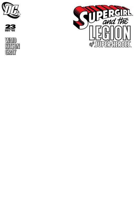 Supergirl And The Legion Of Super Heroes #23 Facsimile Edition Cover D Blank Card Stock Variant (NM)