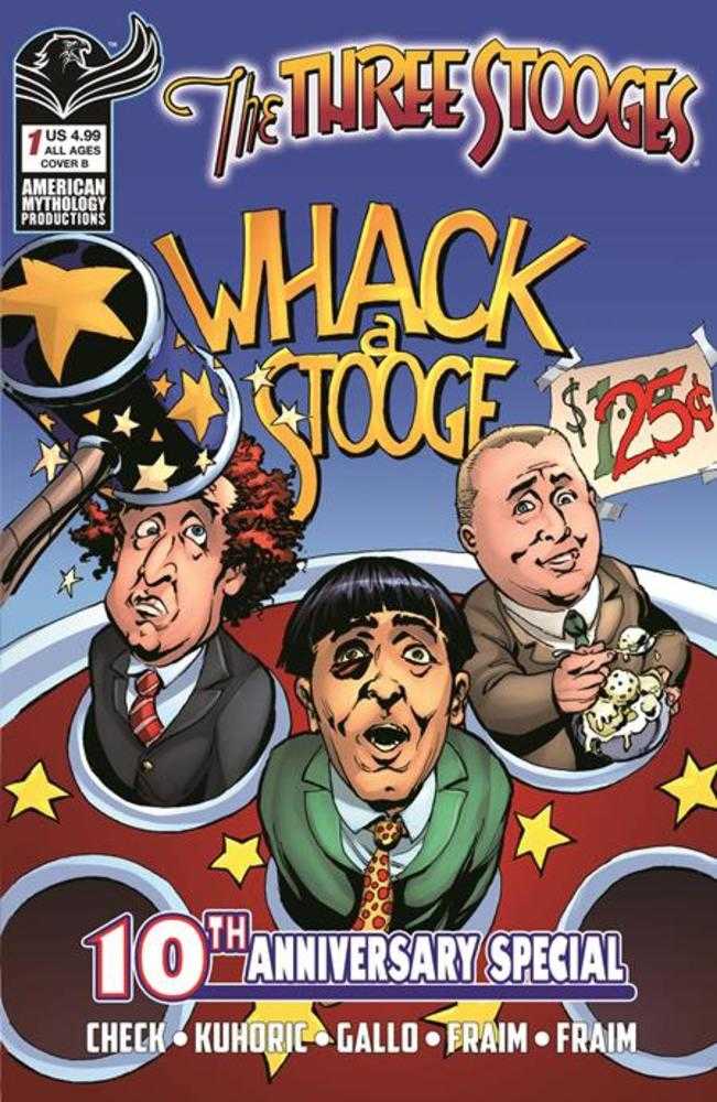 Three Stooges American Mythology 10th Anniversary #1 Cover B Greg Larocque Variant (NM)