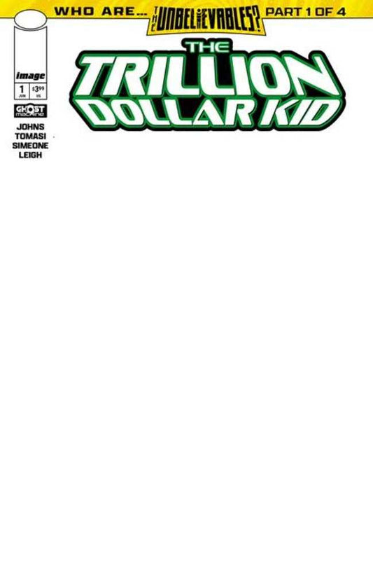 Trillion Dollar Kid #1 (Of 2) Cover E Blank Sketch Variant (NM)