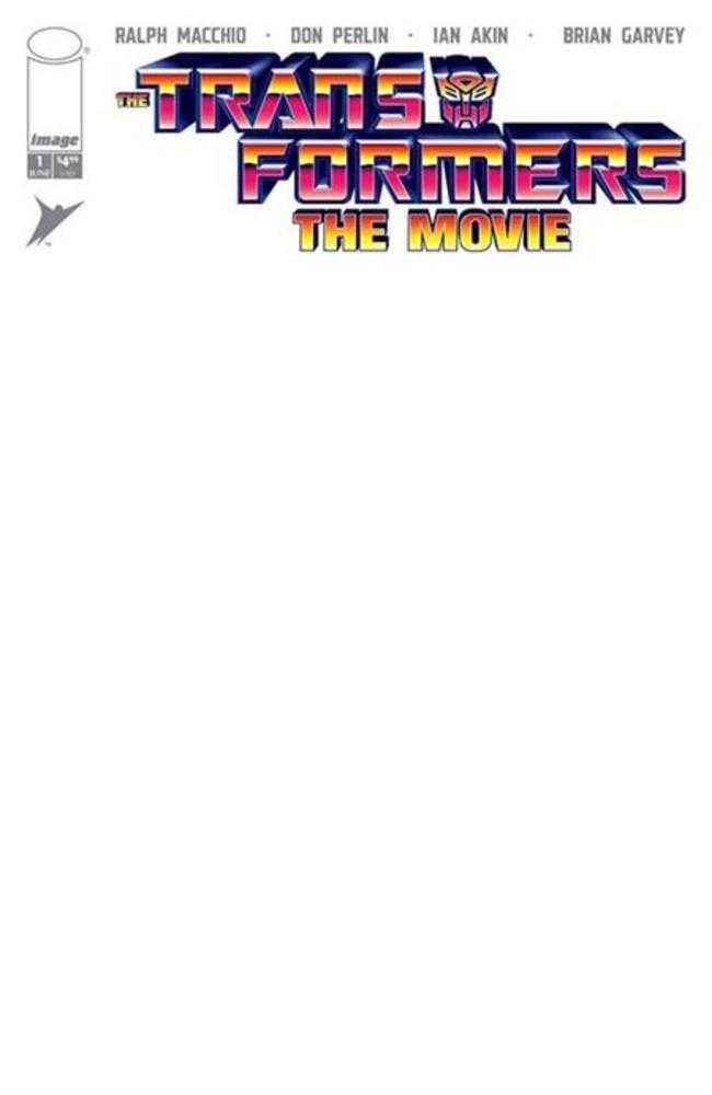 Transformers The Movie 40th Anniversary Edition #1 (Of 3) Cover D Blank Sketch Variant (NM)