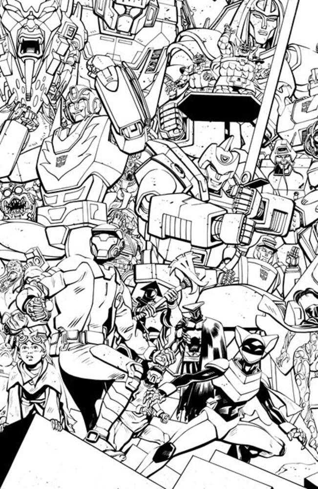 Void Rivals #31 Cover I Tom Reilly Energon Universe 3rd Anniversary Black & White Variant (NM)