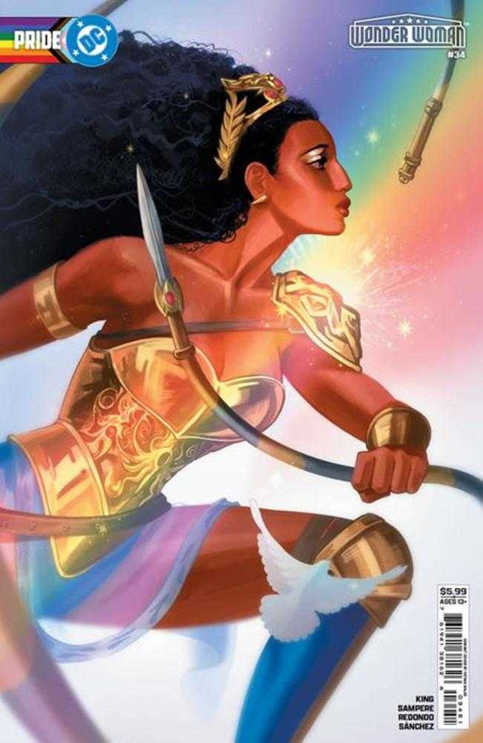 Wonder Woman #34 Cover E Fatima Wajid DC Pride Card Stock Variant (NM)