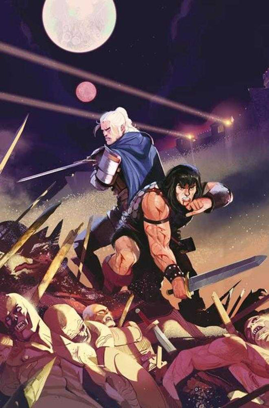 Conan And Dragonero #1 (Of 7) Cover E Lorenzo Nuti Full Art Variant (Mature) (NM)