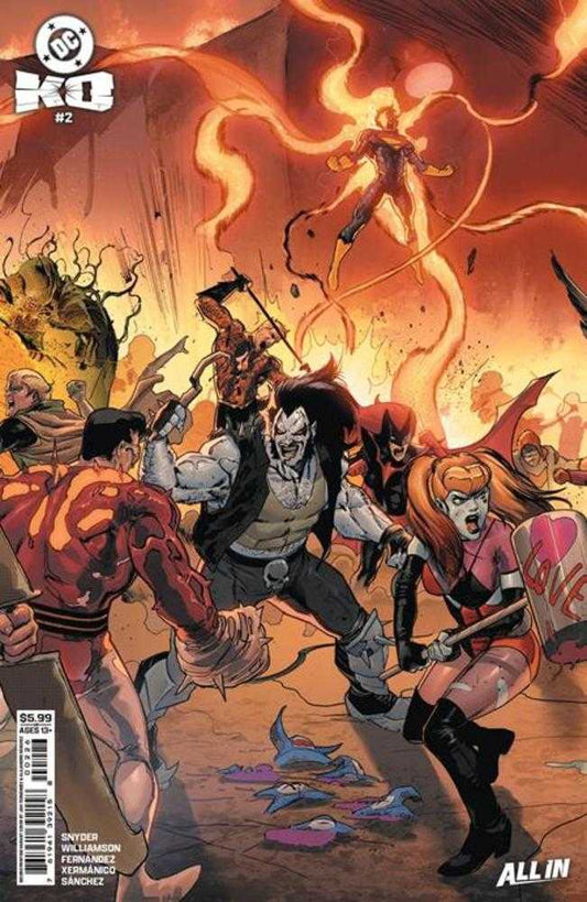 DC K.O. #2 (Of 5) 2nd Print Cover B Javi Fernandez Connecting Card Stock Variant (NM)
