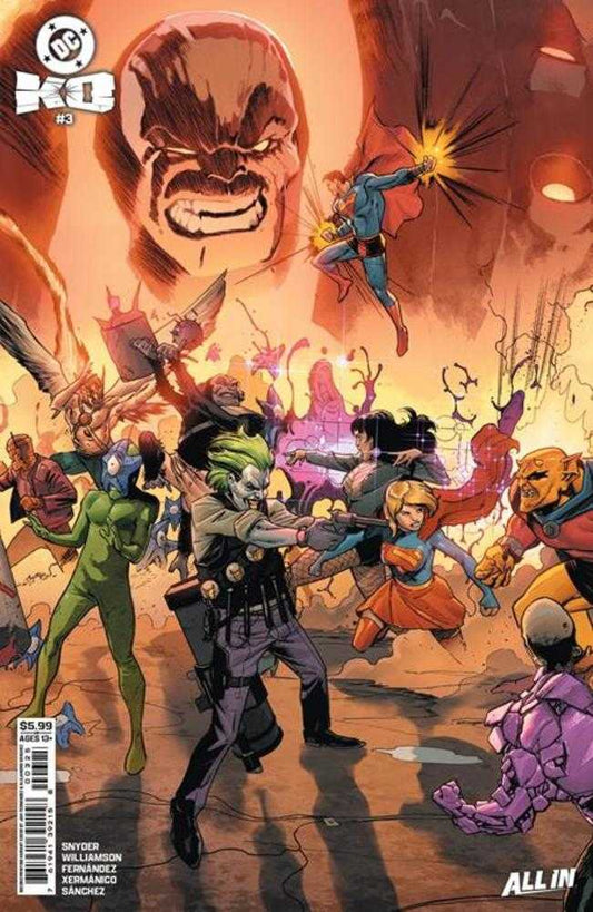 DC K.O. #3 (Of 5) 2nd Print Cover B Javier Fernandez Connecting Card Stock Variant (NM)