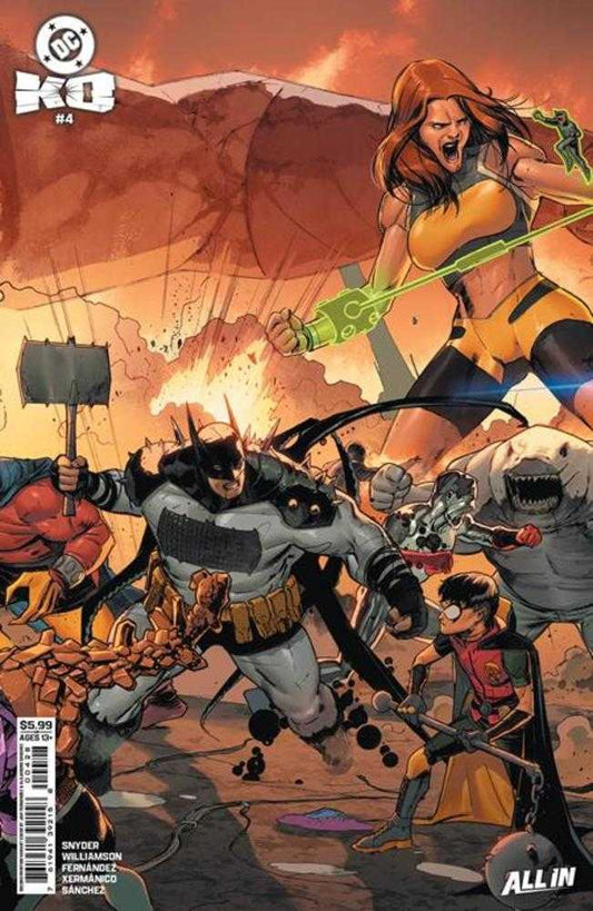 DC K.O. #4 (Of 5) 2nd Print Cover B Javier Fernandez Connecting Card Stock Variant (NM)