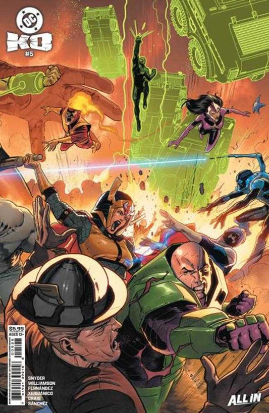 DC K.O. #5 (Of 5) 2nd Print Cover B Javier Fernandez Connecting Card Stock Variant (NM)