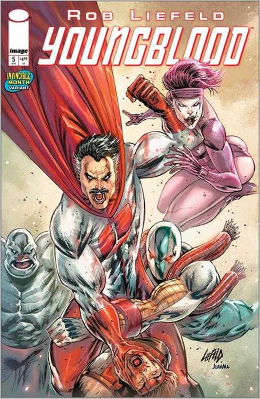 Youngblood #5 Cover G Rob Liefeld Invincible Team Up Variant (Mature) (NM)