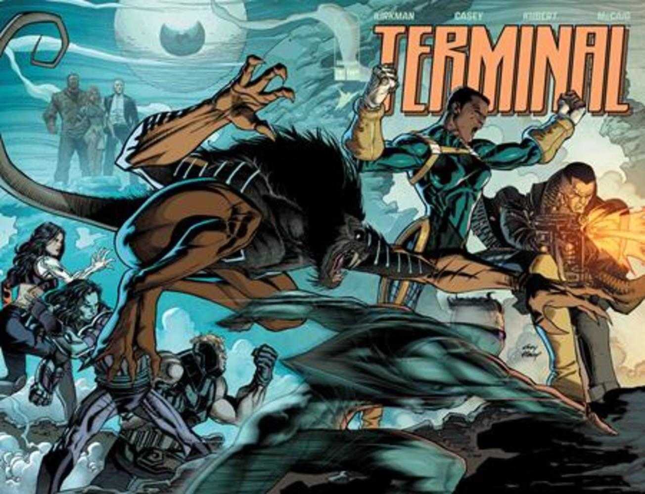 Terminal #1 Cover M Andy Kubert & Dave Mccaig Connecting Wraparound Chromium Variant (Mature) (NM)