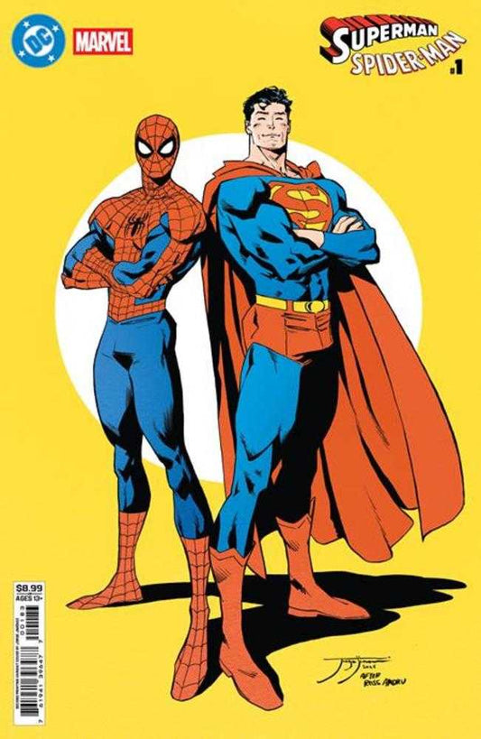 DC Marvel Superman Spider-Man #1 (One Shot) 2nd Print Cover B Jorge Jimenez Card Stock Variant (NM)