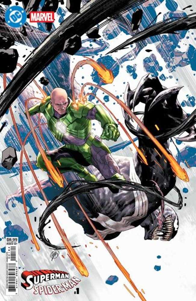 DC Marvel Superman Spider-Man #1 (One Shot) 2nd Print Cover C Yasmine Putri Card Stock Variant (NM)