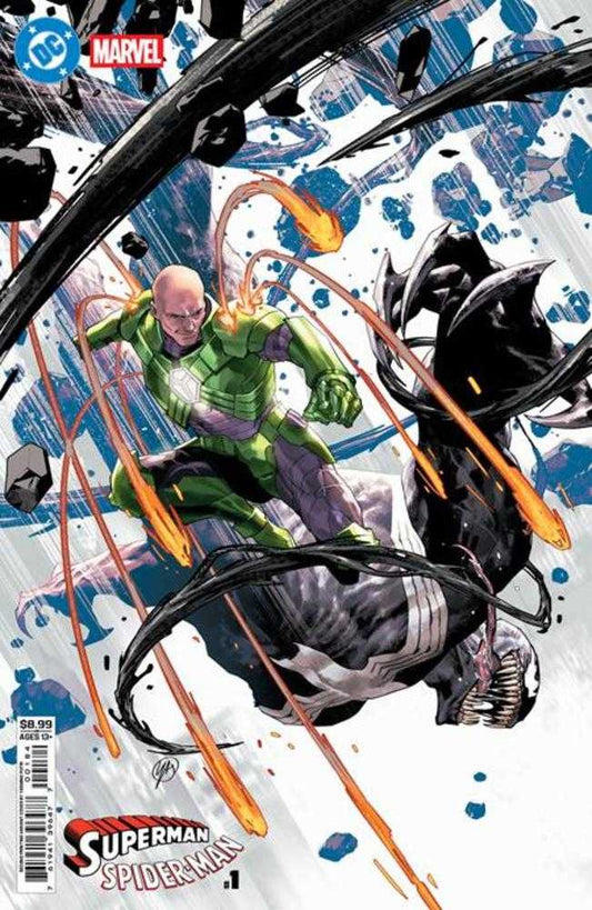 DC Marvel Superman Spider-Man #1 (One Shot) 2nd Print Cover C Yasmine Putri Card Stock Variant (NM)