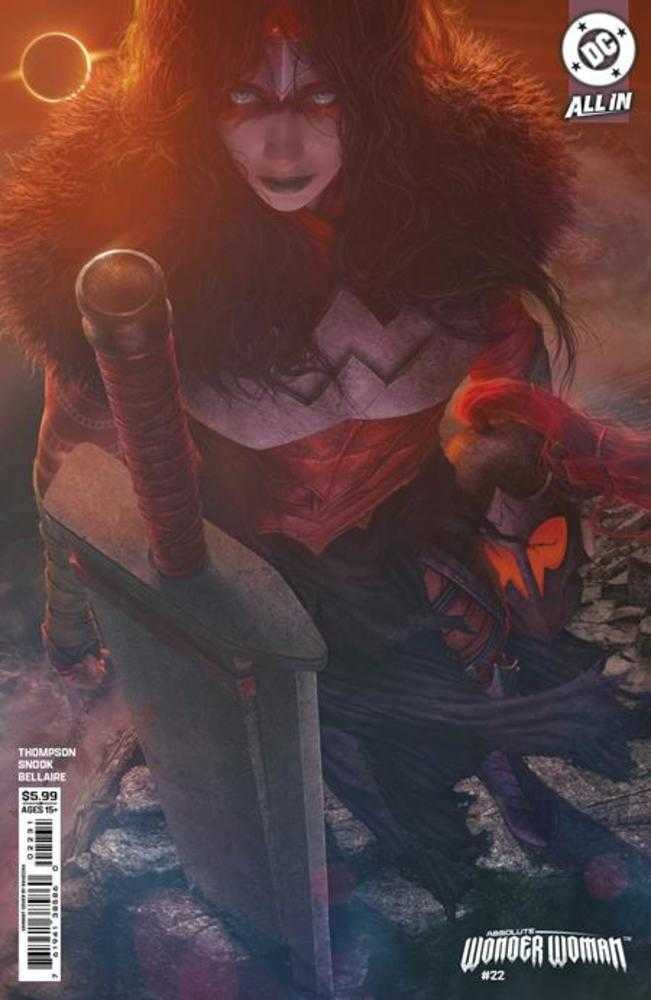 Absolute Wonder Woman #22 Cover C Rahzzah Card Stock Variant (NM)